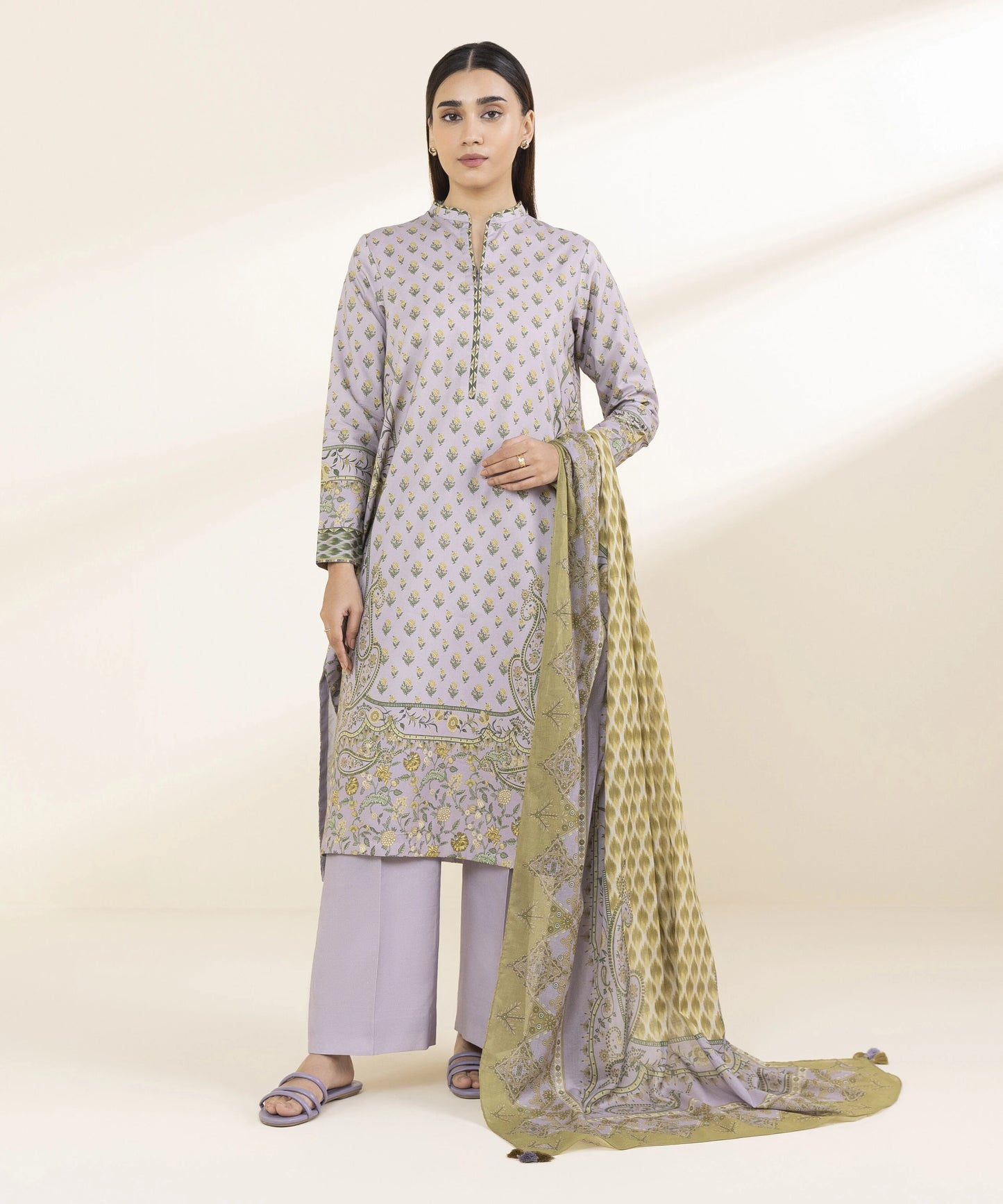 SAPPHIRE | UNSTITCHED 3 PIECE PRINTED LAWN SUIT