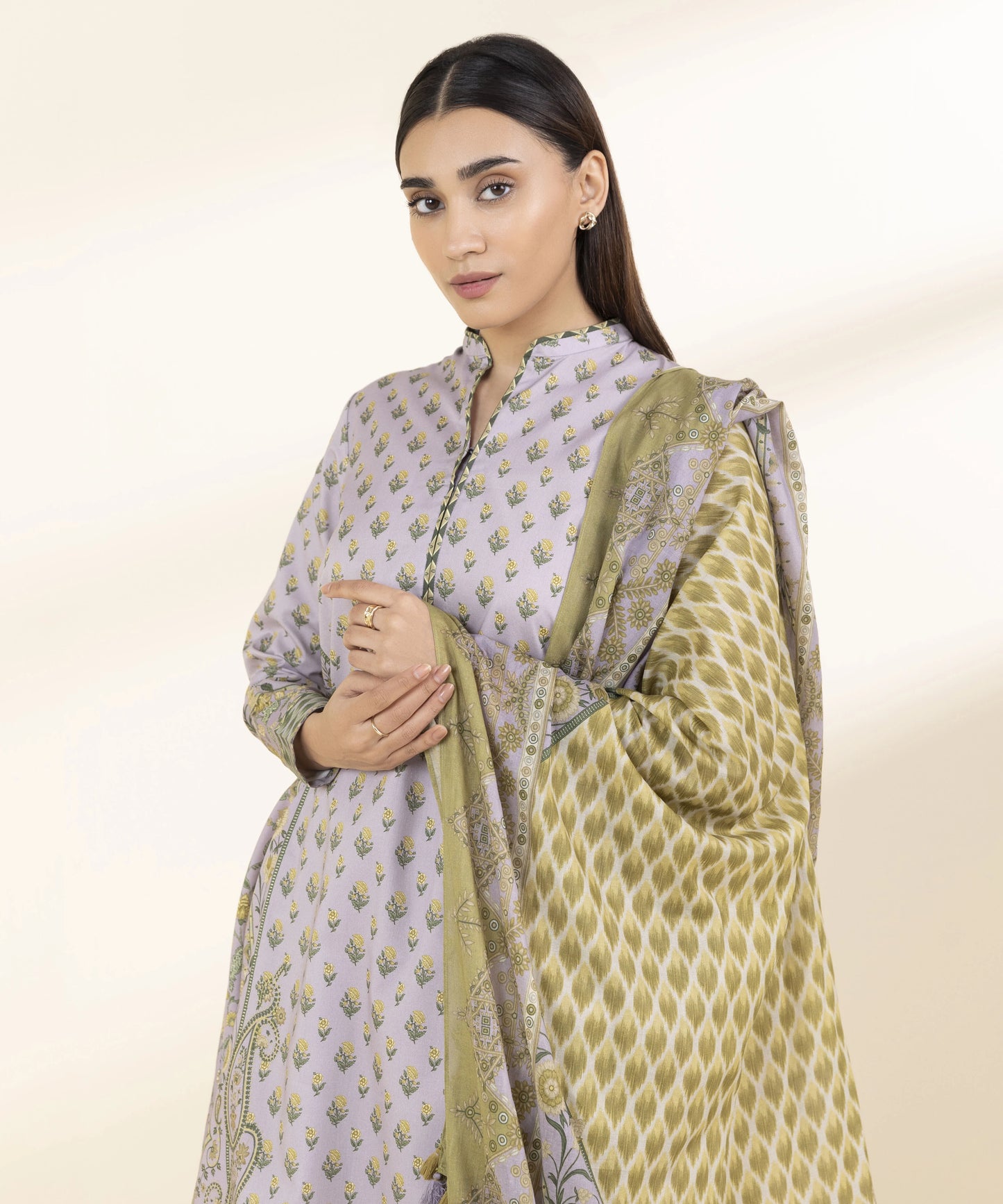 SAPPHIRE | UNSTITCHED 3 PIECE PRINTED LAWN SUIT