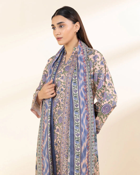 SAPPHIRE | UNSTITCHED 3 PIECE PRINTED LAWN SUIT