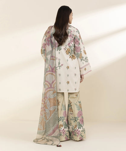 SAPPHIRE | UNSTITCHED 3 PIECE PRINTED LAWN SUIT