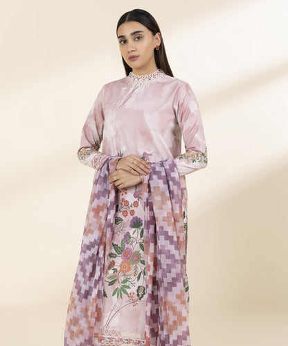 SAPPHIRE | UNSTITCHED 3 PIECE PRINTED LAWN SUIT