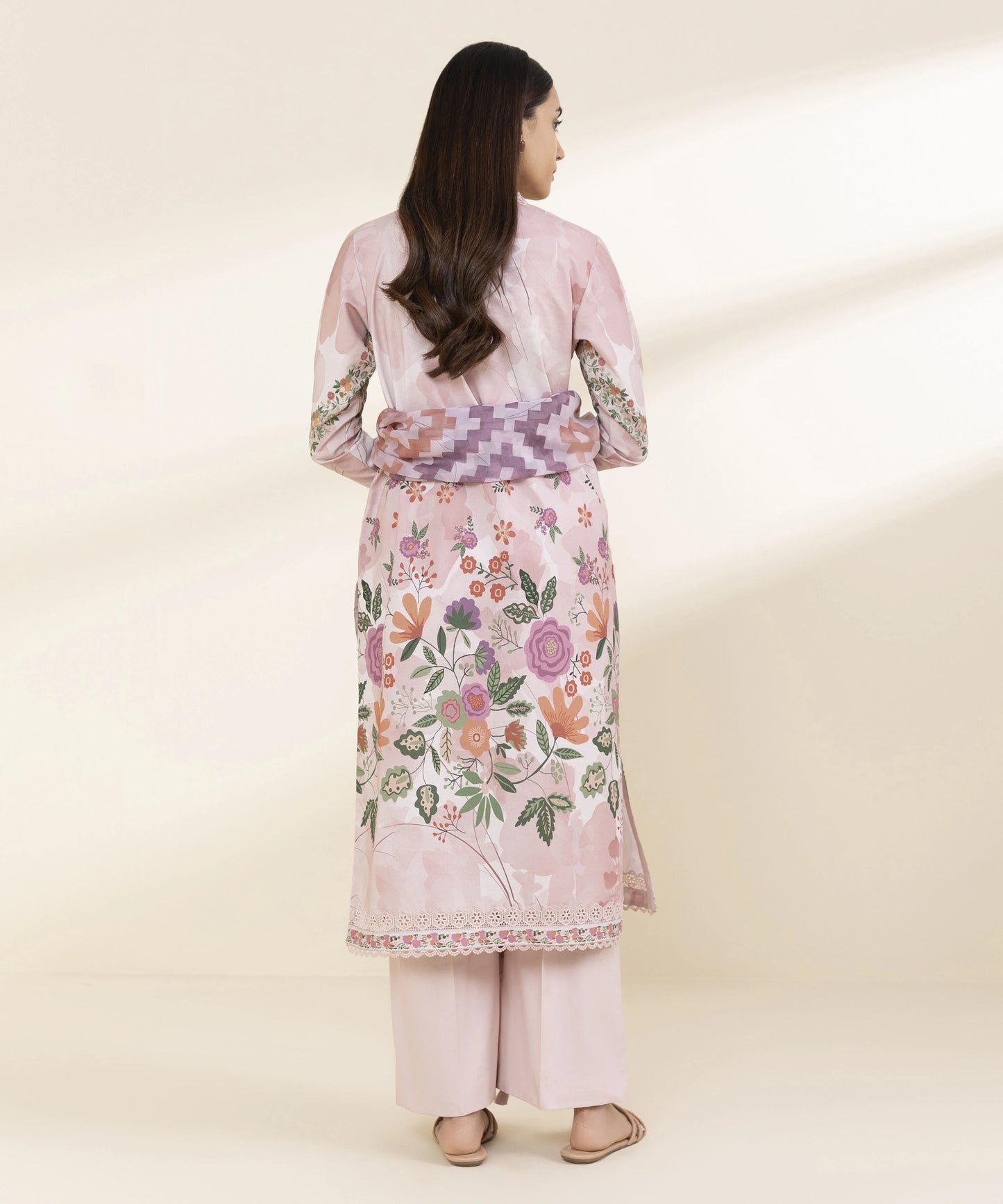 SAPPHIRE | UNSTITCHED 3 PIECE PRINTED LAWN SUIT