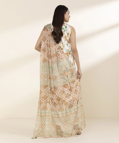 SAPPHIRE | UNSTITCHED 3 PIECE PRINTED LAWN SUIT