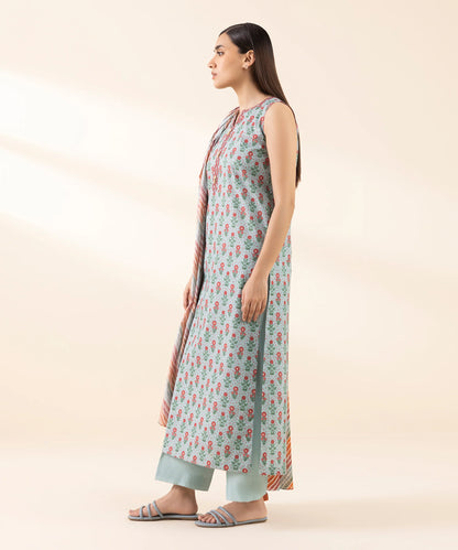 SAPPHIRE | UNSTITCHED 3 PIECE PRINTED LAWN SUIT