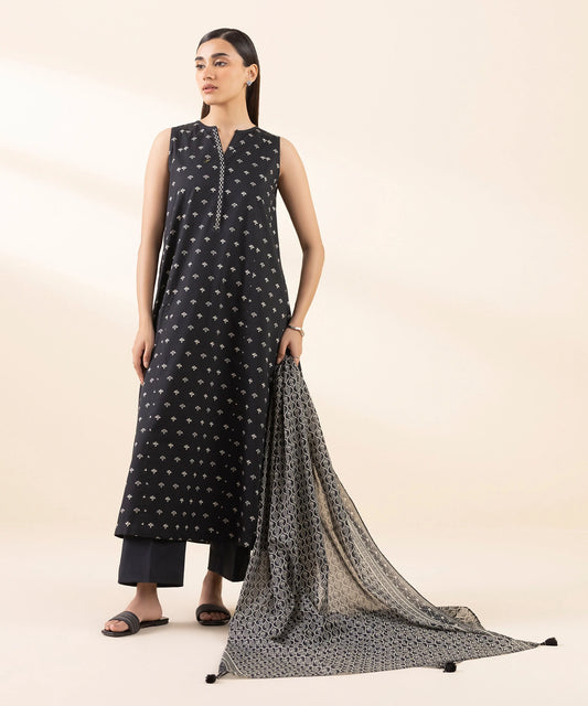 SAPPHIRE | UNSTITCHED 3 PIECE PRINTED LAWN SUIT