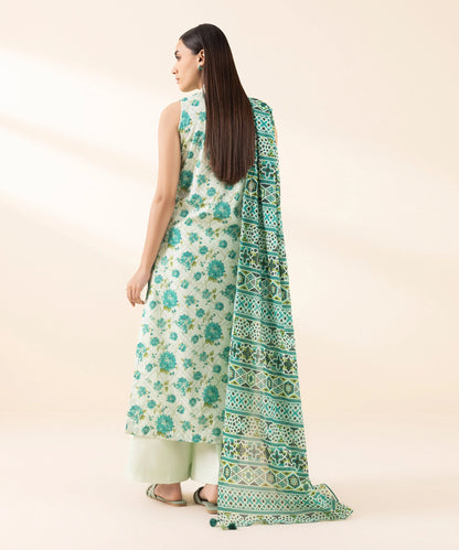 SAPPHIRE | UNSTITCHED 3 PIECE PRINTED LAWN SUIT
