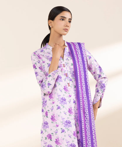 SAPPHIRE | UNSTITCHED 3 PIECE PRINTED LAWN SUIT