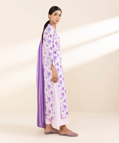 SAPPHIRE | UNSTITCHED 3 PIECE PRINTED LAWN SUIT