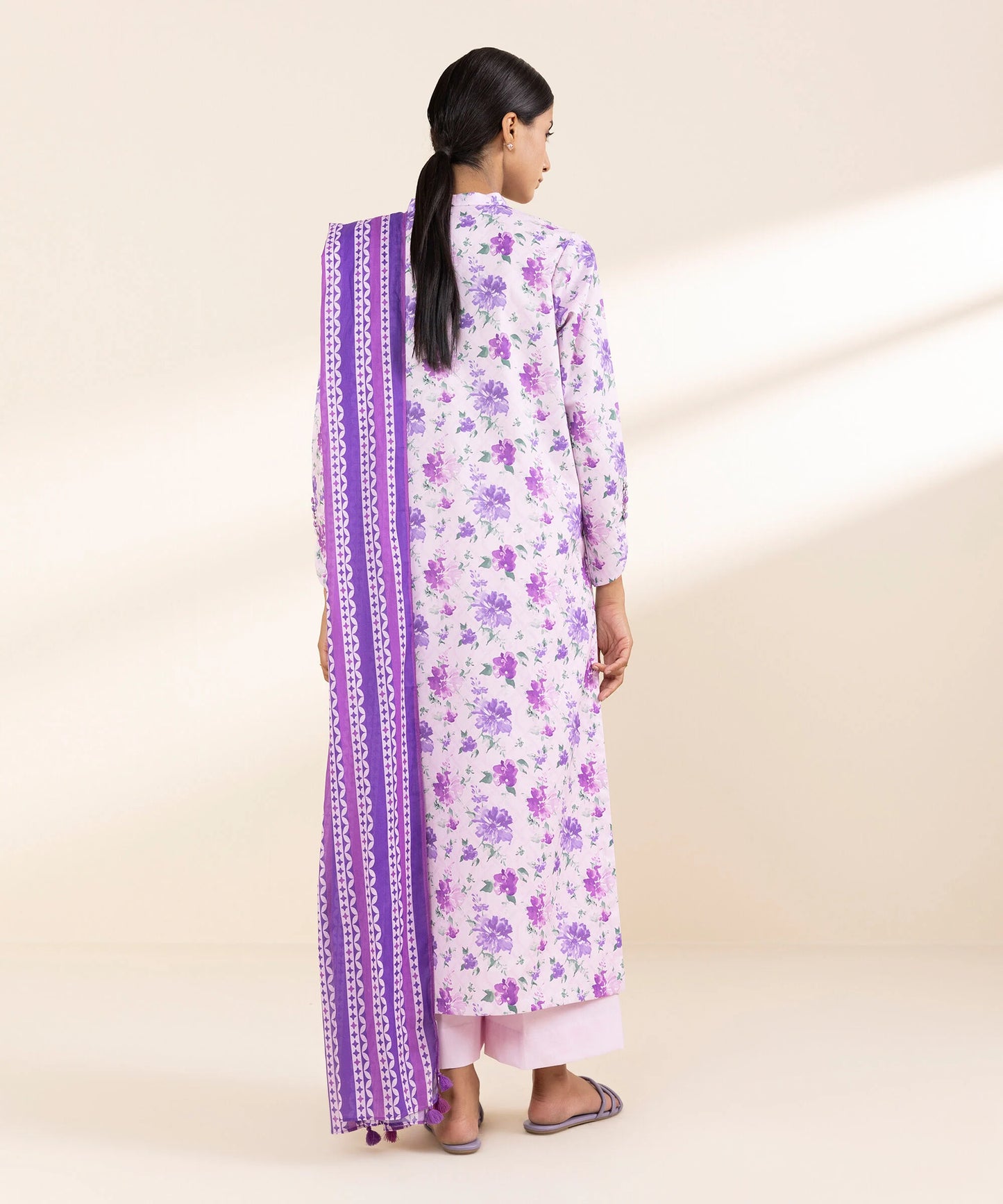 SAPPHIRE | UNSTITCHED 3 PIECE PRINTED LAWN SUIT