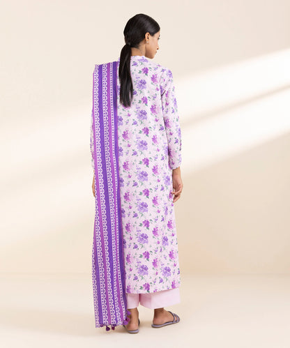 SAPPHIRE | UNSTITCHED 3 PIECE PRINTED LAWN SUIT