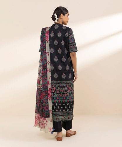 SAPPHIRE | UNSTITCHED 3 PIECE PRINTED LAWN SUIT