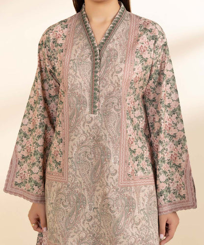 SAPPHIRE | UNSTITCHED 3 PIECE EMBROIDERED COTTON SUIT