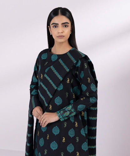 SAPPHIRE | UNSTITCHED 3 PIECE EMBROIDERED JACQUARD SUIT