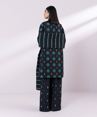 SAPPHIRE | UNSTITCHED 3 PIECE EMBROIDERED JACQUARD SUIT