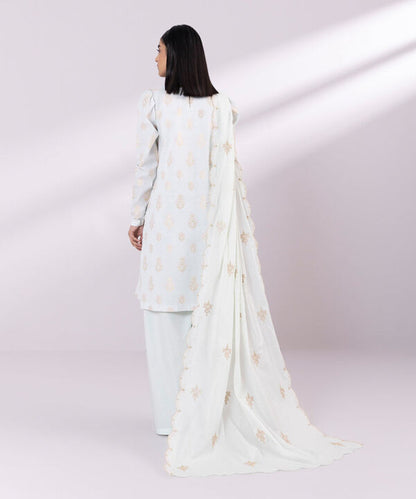 SAPPHIRE | UNSTITCHED 3 PIECE EMBROIDERED JACQUARD SUIT