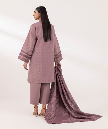 SAPPHIRE | UNSTITCHED 1 PIECE EMBROIDERED JACQUARD SHIRT