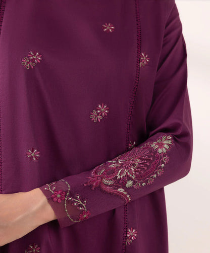 SAPPHIRE | UNSTITCHED 2 PIECE EMBROIDERED CAMBRIC SUIT