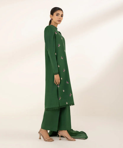 SAPPHIRE | UNSTITCHED 2 PIECE EMBROIDERED DOBBY SUIT
