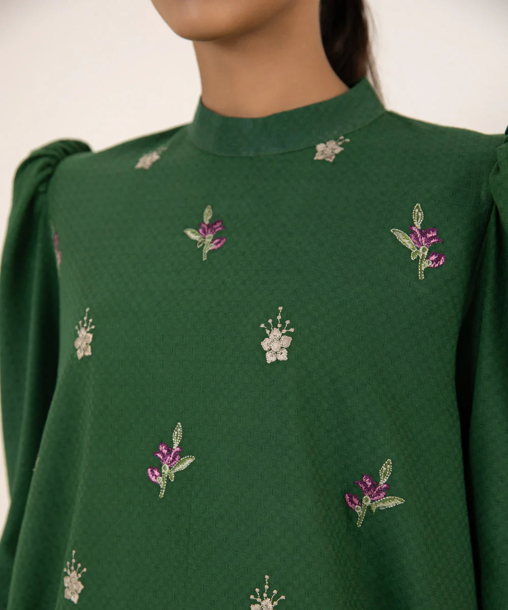 SAPPHIRE | UNSTITCHED 2 PIECE EMBROIDERED DOBBY SUIT
