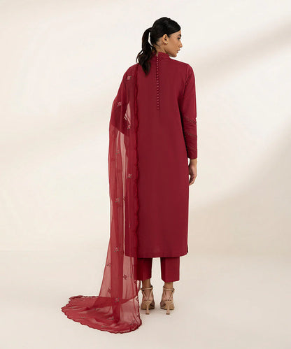 SAPPHIRE | UNSTITCHED 3 PIECE EMBROIDERED LAWN SUIT