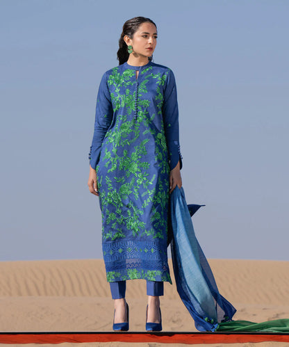 SAPPHIRE | UNSTITCHED 3 PIECE EMBROIDERED JACQUARD SUIT