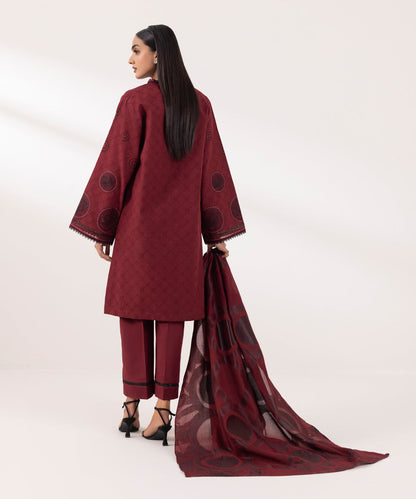 SAPPHIRE | UNSTITCHED 2 PIECE EMBROIDERED JACQUARD SUIT