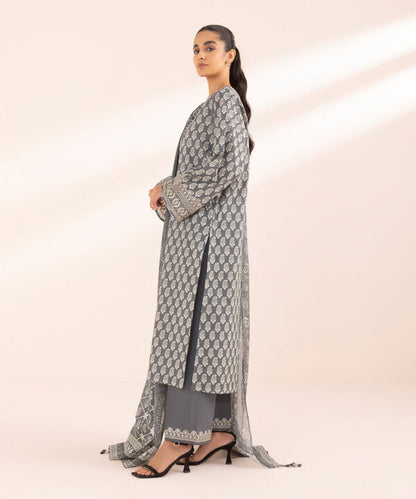 SAPPHIRE | UNSTITCHED 2 PIECE EMBROIDERED CAMBRIC SUIT