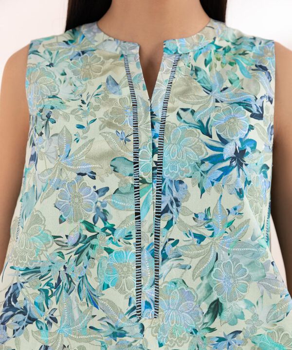 SAPPHIRE | UNSTITCHED 2 PIECE PRINTED CAMBRIC SUIT