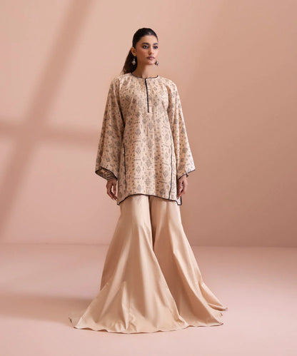 Sapphire | Unstitched 2 PIECE Dyed Extra Weft Jacquard Suit
