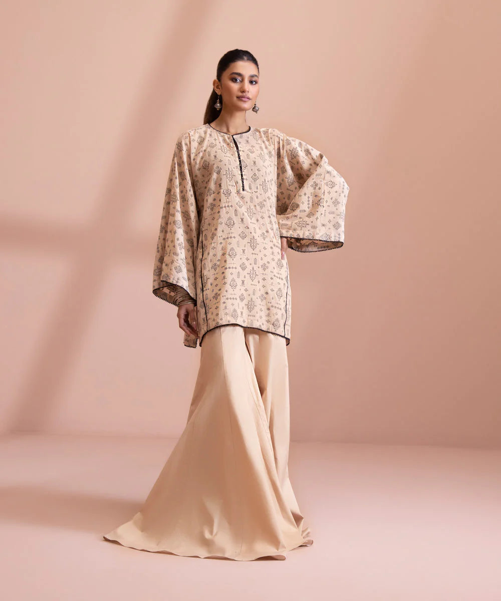 Sapphire | Unstitched 2 PIECE Dyed Extra Weft Jacquard Suit