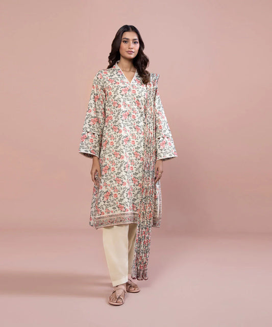 Sapphire | Unstitched 1Pc Printed Lawn Shirt | 1S-DY23ZV0-1