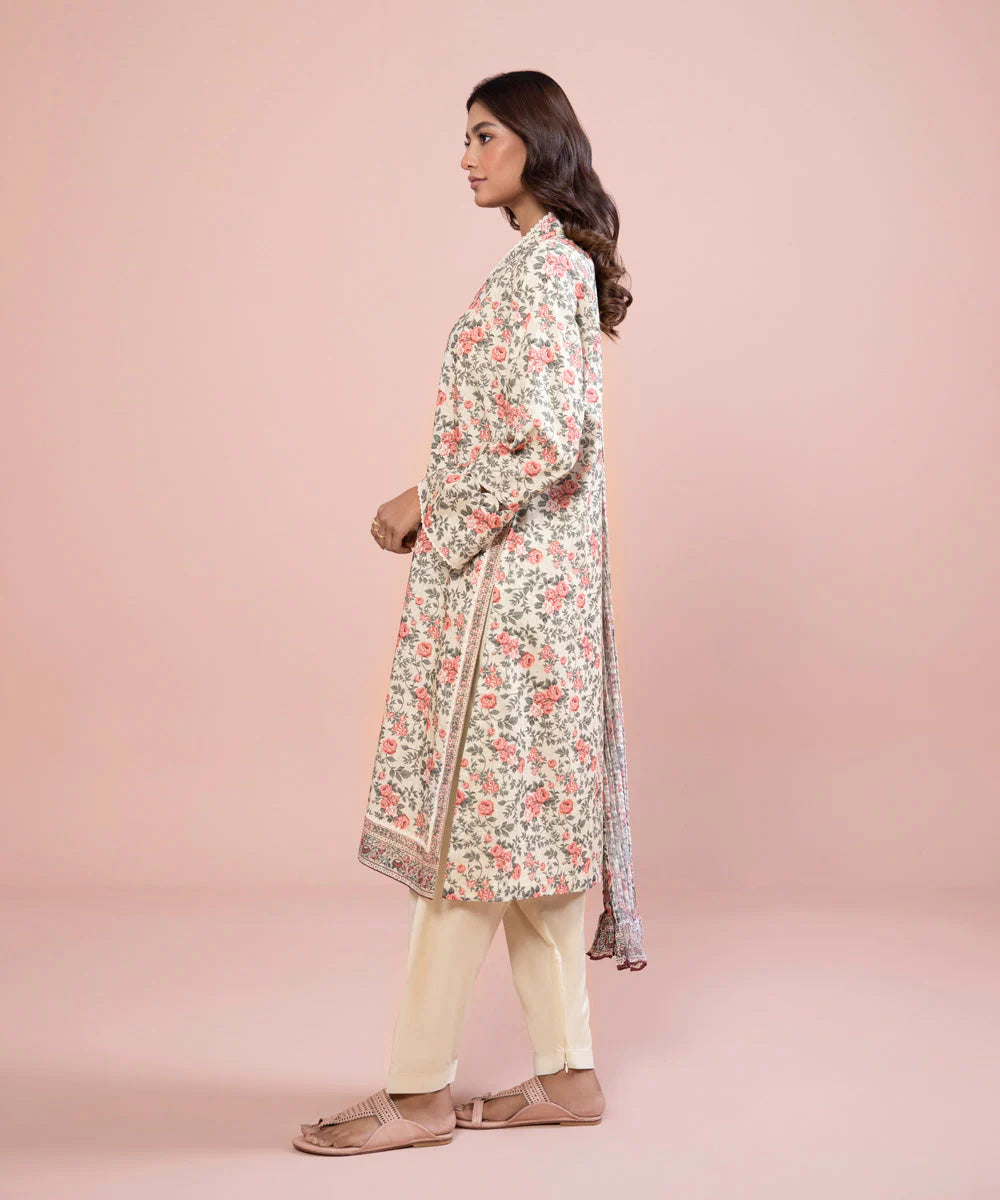 Sapphire | Unstitched 1Pc Printed Lawn Shirt | 1S-DY23ZV0-1
