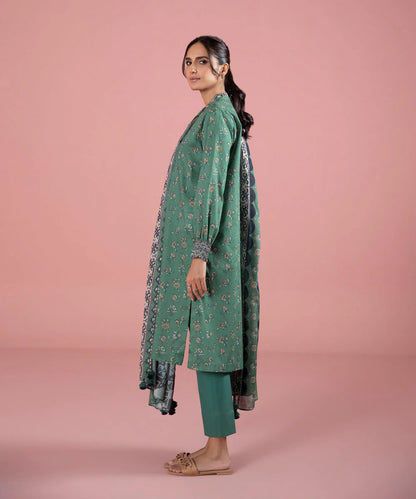 Sapphire | Unstitched 2Pc Printed Lawn - Shirt & Dupatta | 2D-DY23ZV0-2
