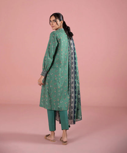Sapphire | Unstitched 2Pc Printed Lawn - Shirt & Dupatta | 2D-DY23ZV0-2