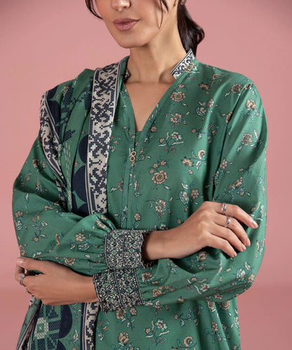 Sapphire | Unstitched 2Pc Printed Lawn - Shirt & Dupatta | 2D-DY23ZV0-2
