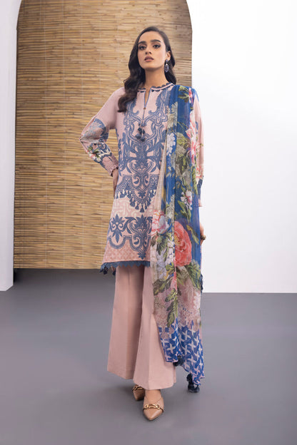SAPPHIRE | UNSTITCHED 3 PIECE PRINTED LAWN SUIT