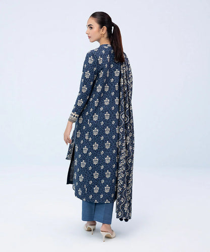 SAPPHIRE | UNSTITCHED 2 PIECE PRINTED KHADDAR SUIT