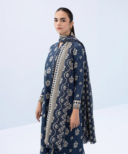 SAPPHIRE | UNSTITCHED 2 PIECE PRINTED KHADDAR SUIT