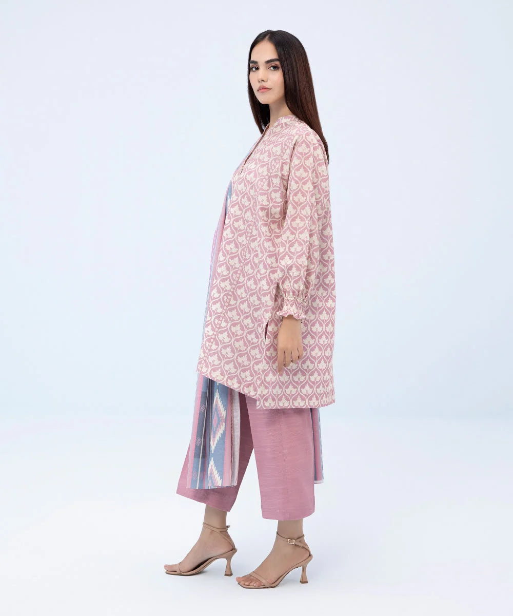 SAPPHIRE | UNSTITCHED 2 PIECE PRINTED LIGHT KHADDAR SUIT