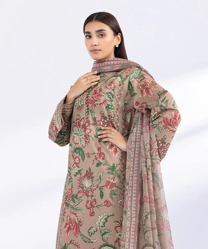 SAPPHIRE | UNSTITCHED 2 PIECE PRINTED CAMBRIC SUIT