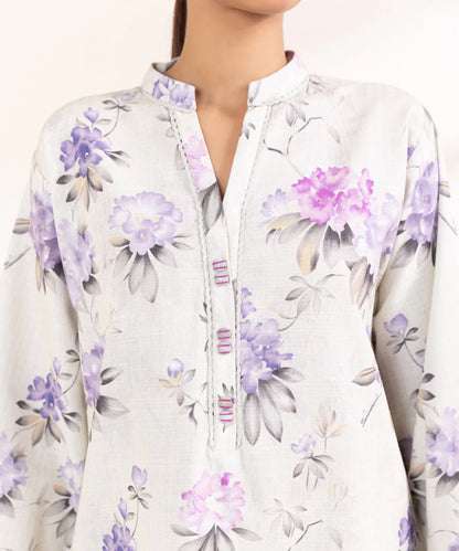 SAPPHIRE | UNSTITCHED 2 PIECE PRINTED CAMBRIC SUIT