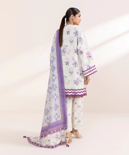 SAPPHIRE | UNSTITCHED 2 PIECE PRINTED CAMBRIC SUIT