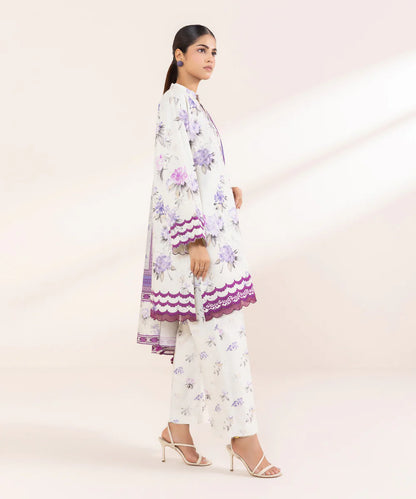 SAPPHIRE | UNSTITCHED 2 PIECE PRINTED CAMBRIC SUIT