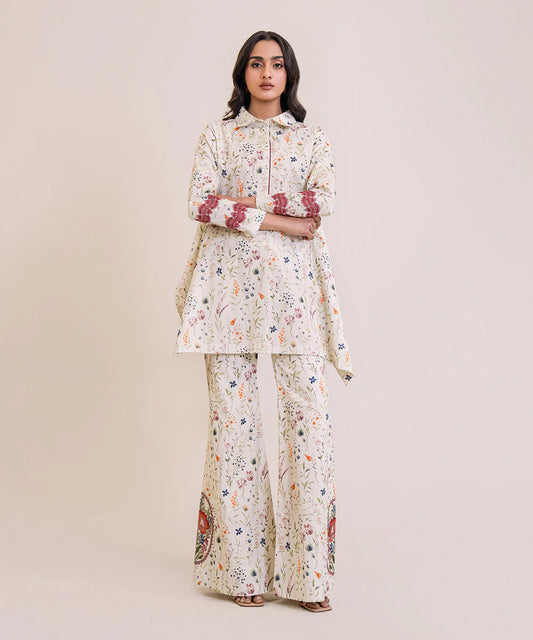 SAPPHIRE | UNSTITCHED 2 PIECE EMBROIDERED LAWN SUIT