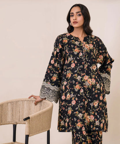SAPPHIRE | UNSTITCHED 2 PIECE EMBROIDERED LAWN SUIT