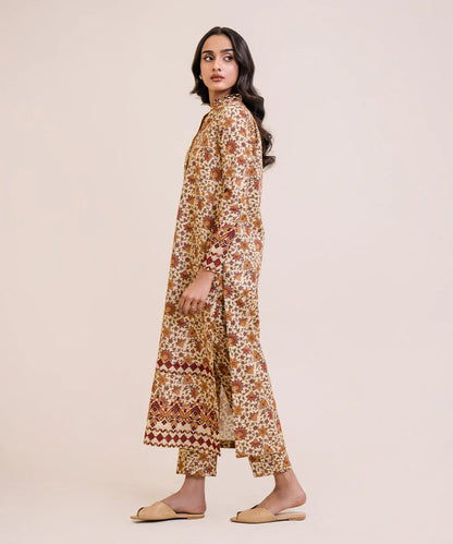 SAPPHIRE | UNSTITCHED 2 PIECE EMBROIDERED LAWN SUIT