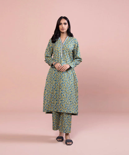 Sapphire | Unstitched 2Pc Printed Lawn - Shirt & Trouser | 2T-DY23ZV0-2-R
