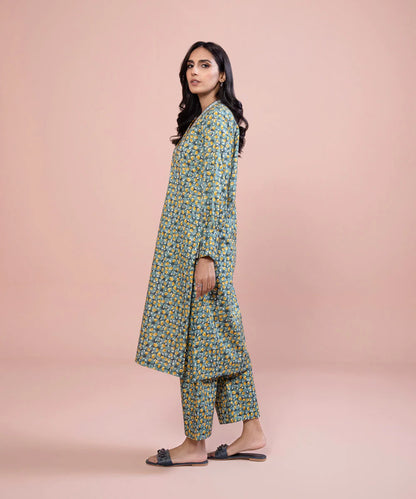 Sapphire | Unstitched 2Pc Printed Lawn - Shirt & Trouser | 2T-DY23ZV0-2-R