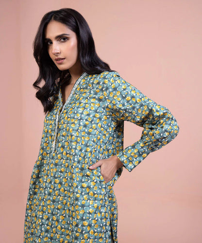 Sapphire | Unstitched 2Pc Printed Lawn - Shirt & Trouser | 2T-DY23ZV0-2-R