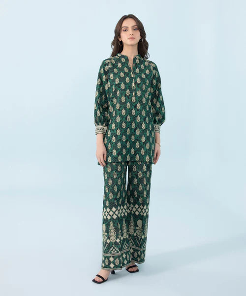 SAPPHIRE | UNSTITCHED 2 PIECE PRINTED CAMBRIC SUIT